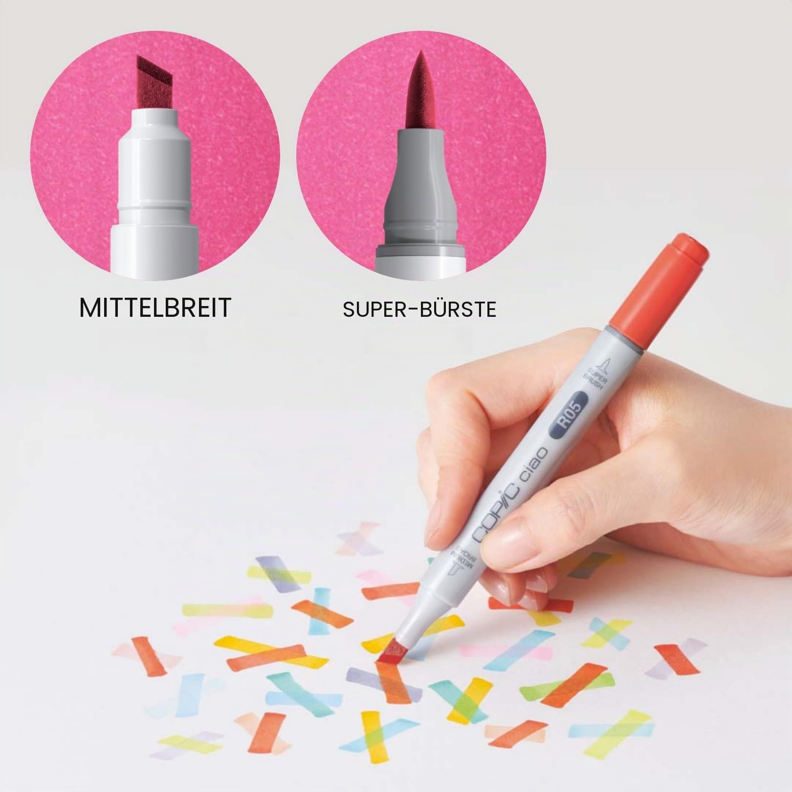 copic-ciao-layer-mix-vibrant-palette-3er-marker-set-mit-brush-und-keilspitze image 3