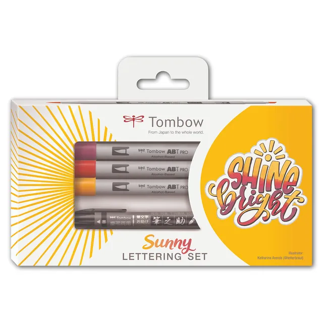 tombow-sunny-lettering-set-ls-abtp-3x-abt-pro-fudenosuke-twin-mit-anleitung image 1