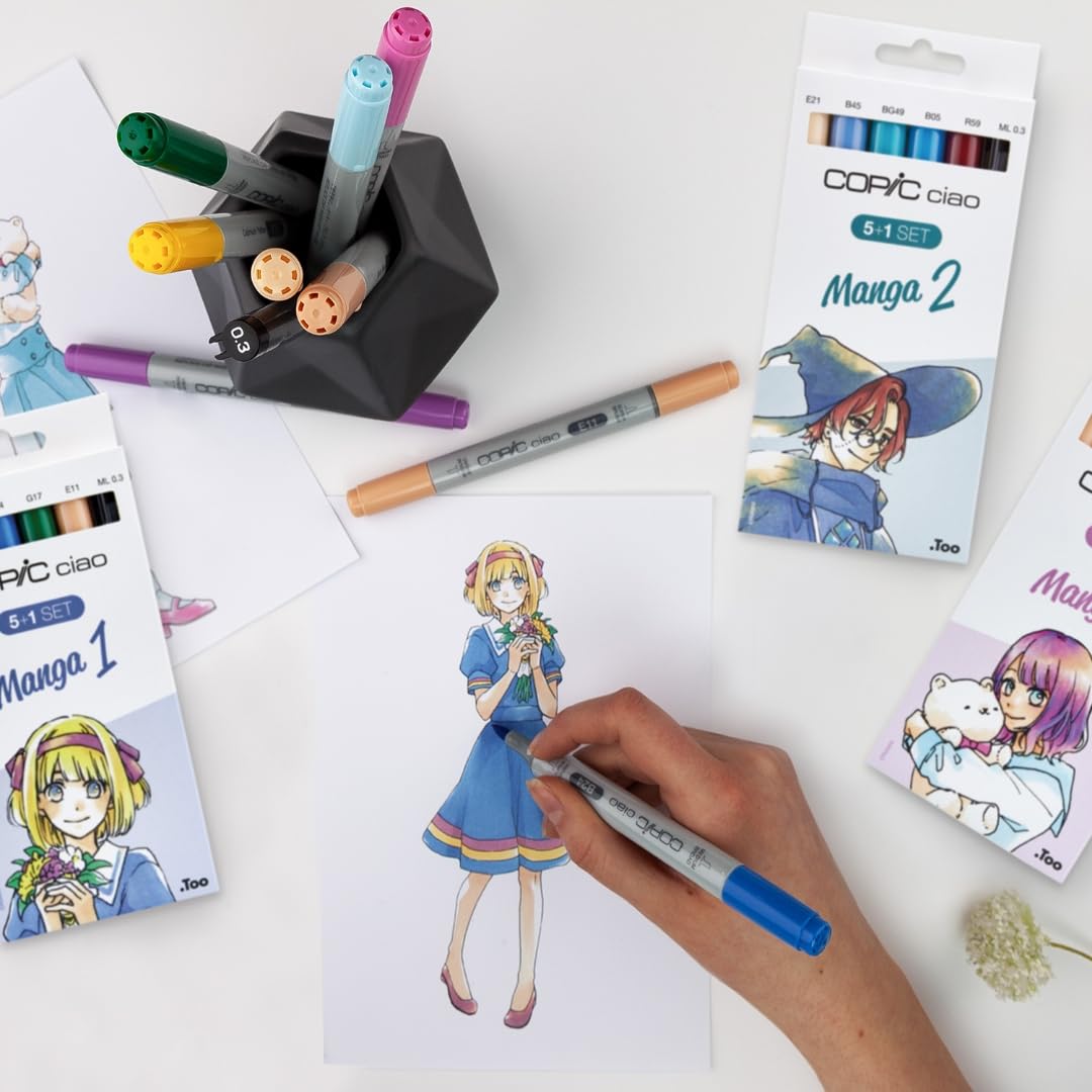copic-ciao-marker-5-1-set-manga-2-5-allround-grafikmarker-mit-dual-spitze-medium image 5