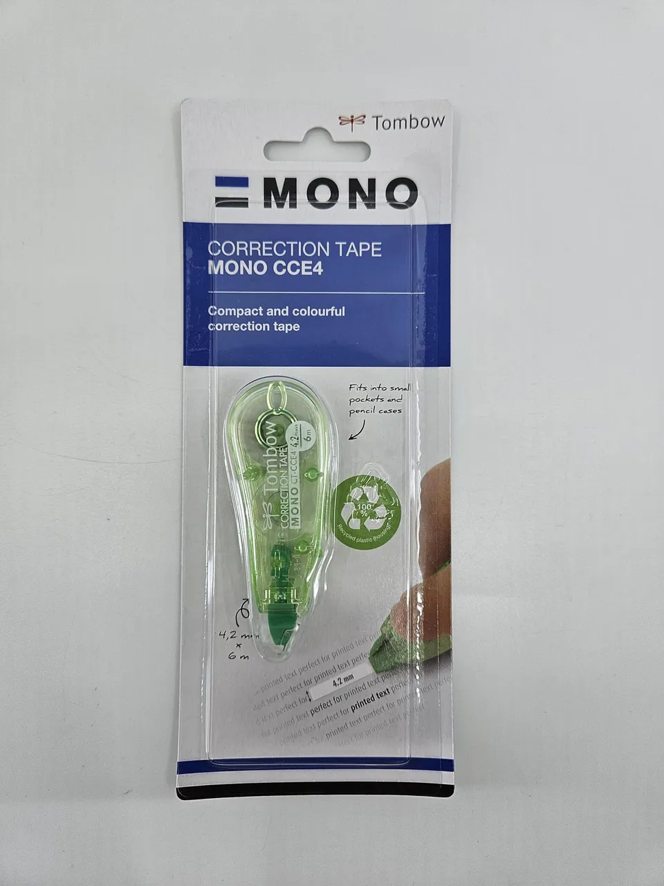 tombow-mono-mini-korrekturroller-ct-cce4-4-2-mm-x-6-m-gr-n image 1