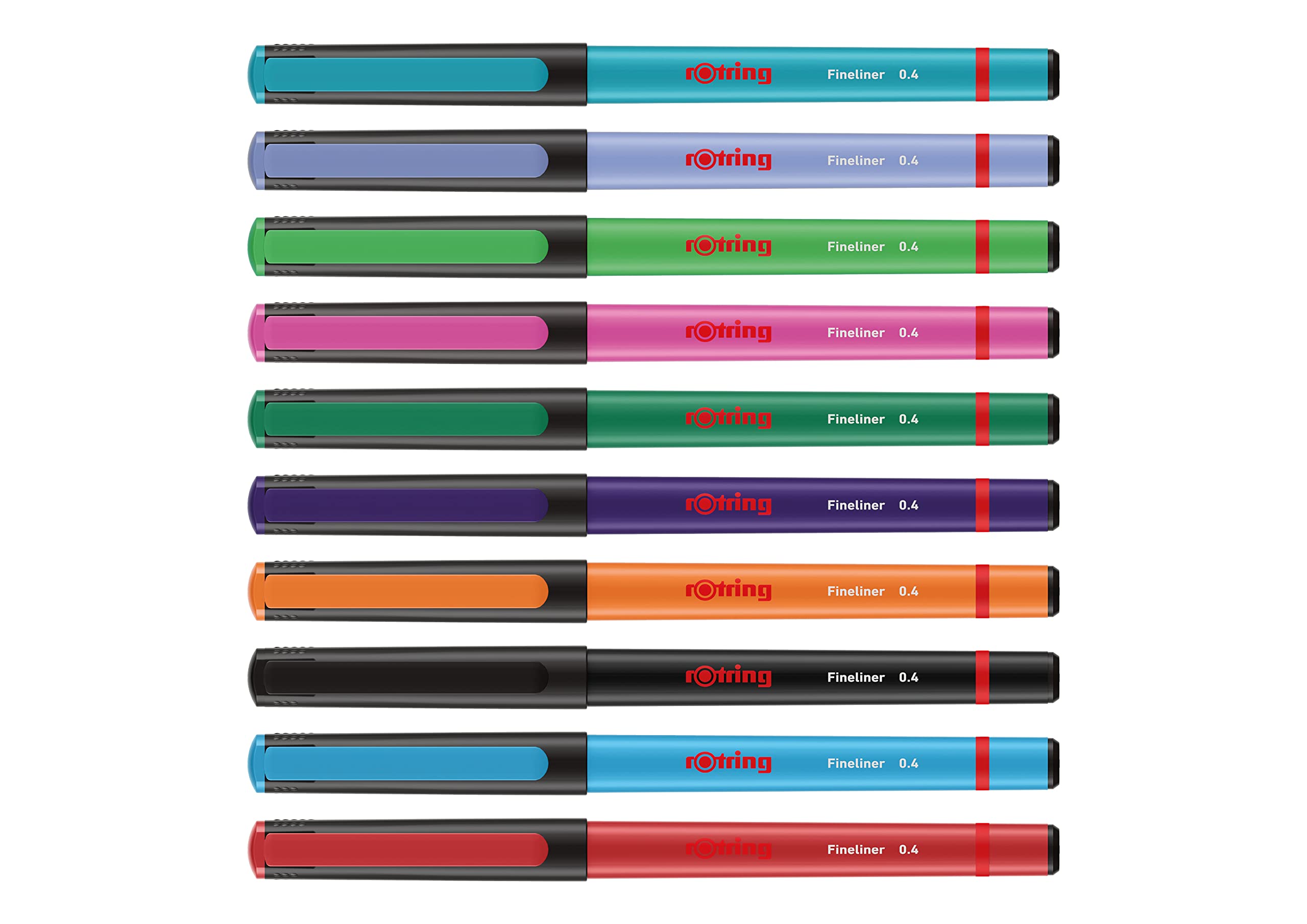 rotring-liner-fineliner-0-4-mm-diverse-farben-10-st-ck image 2