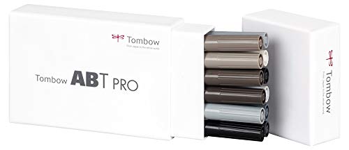 tombow-abt-pro-alkoholmarker-12er-set-gray-colors-dual-spitze image 7