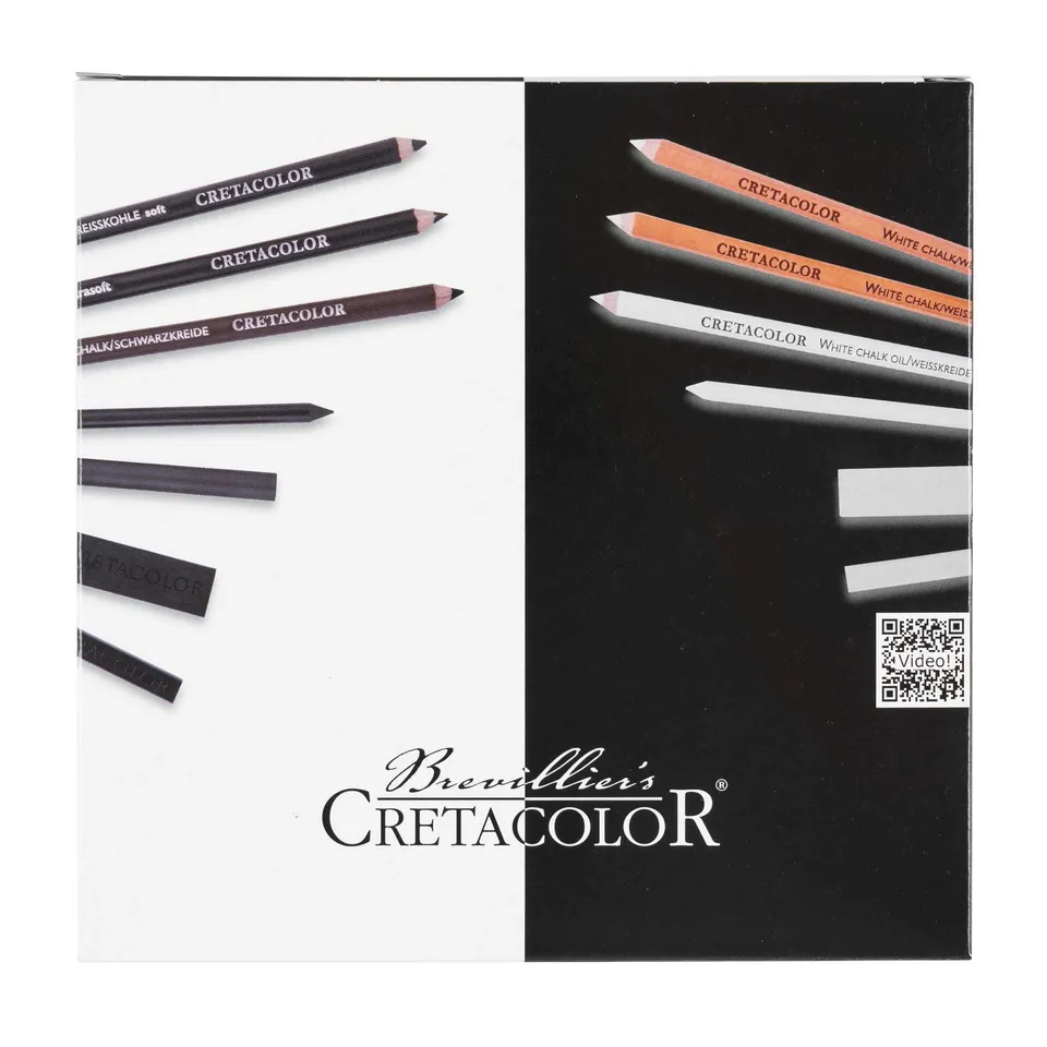cretacolor-black-white-box-zeichenset image 1