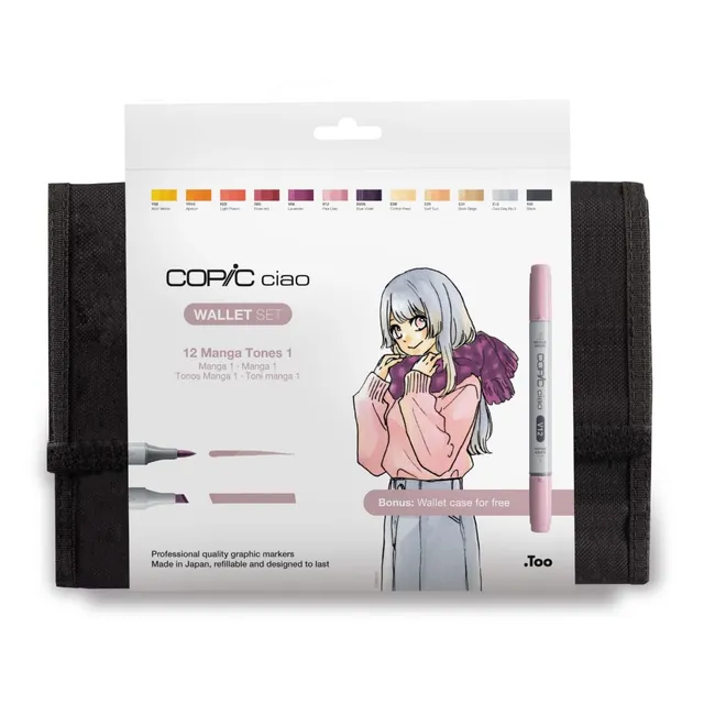 copic-ciao-marker-12er-manga-set-witch-im-wallet image 1