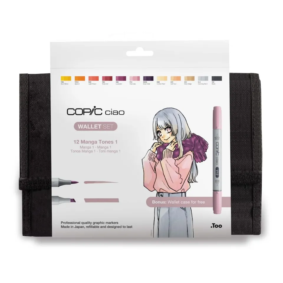 copic-ciao-marker-12er-manga-set-witch-im-wallet image 1