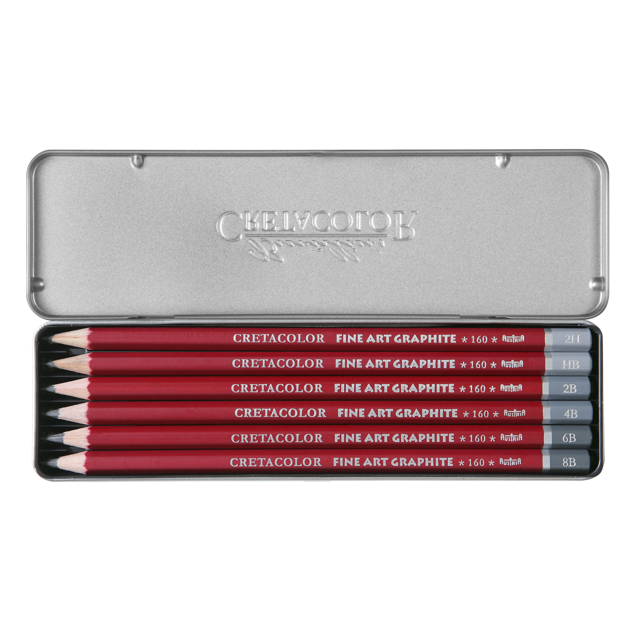 cretacolor-cleos-fine-art-graphite-set-6-teilig-graphitstifte image 2