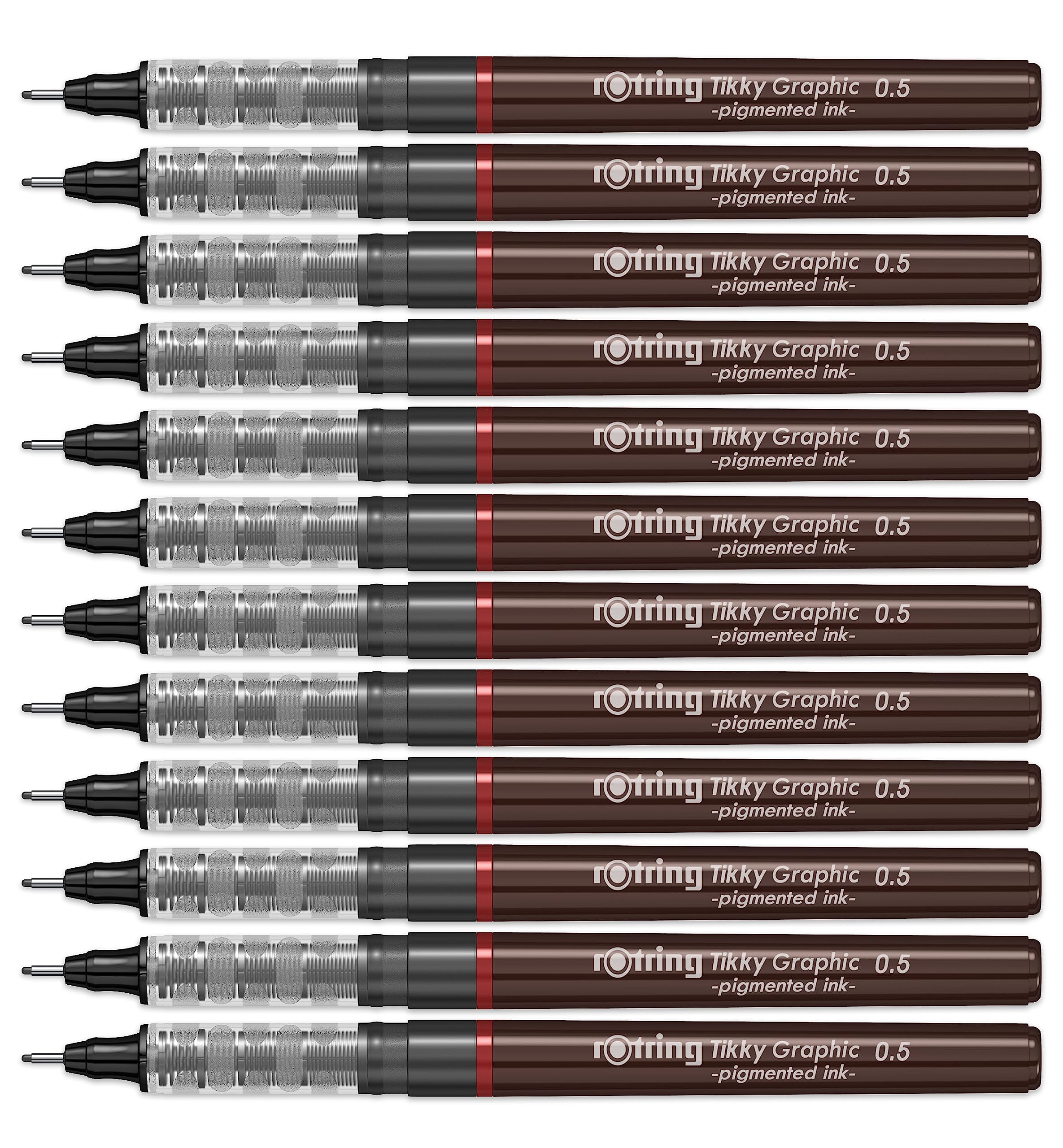 rotring-tikky-grafik-fineliner-0-2-mm-schwarz-12-st-ck-pigment-filzstifte image 6