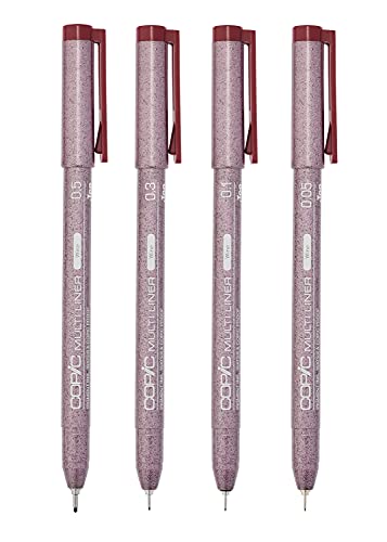 copic-multiliner-set-wine-4-fineliner-0-05-0-1-0-3-0-5-mm image 4