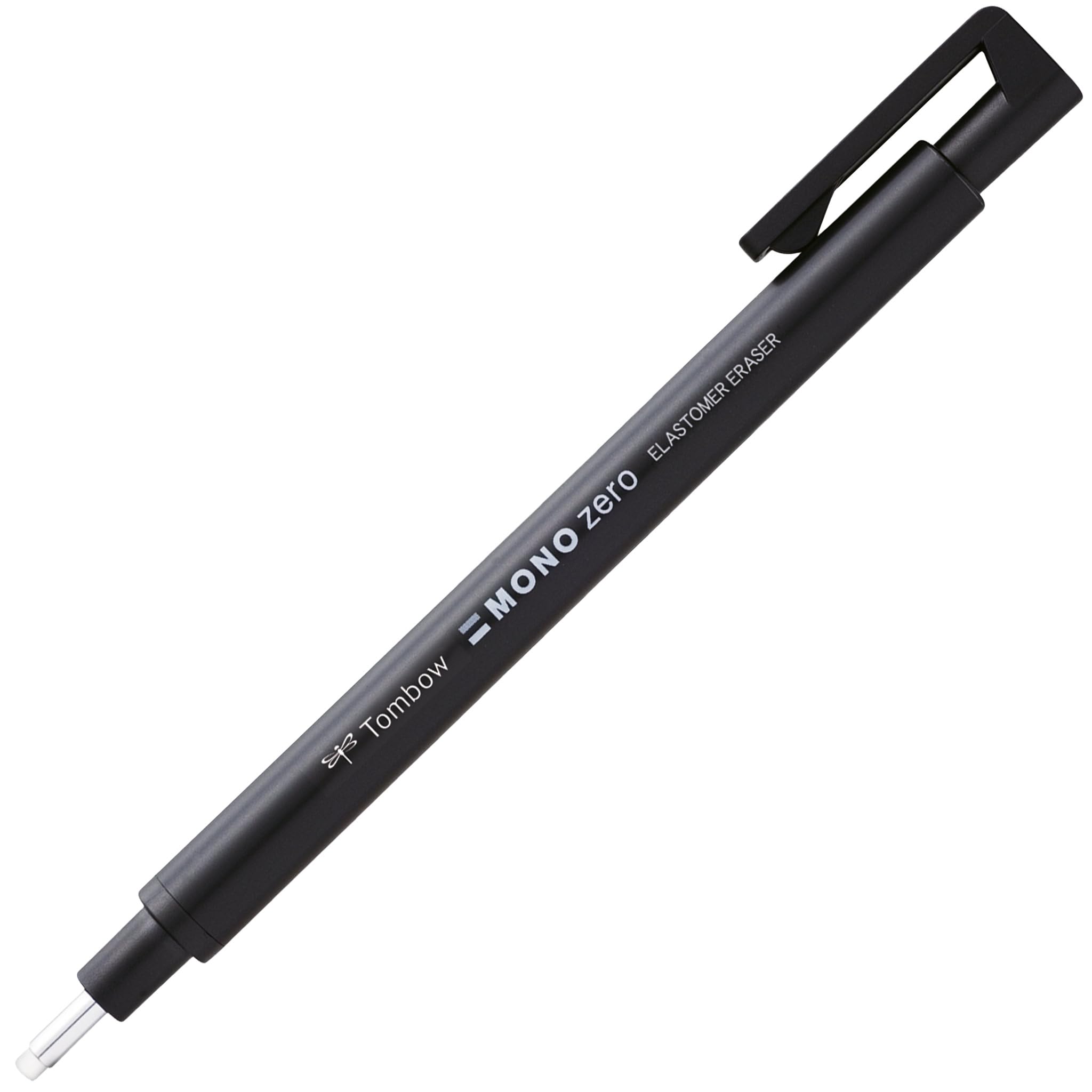 tombow-mono-zero-pr-zisionsradierer-eh-kur11-rundspitze-2-3-mm-schwarz image 1