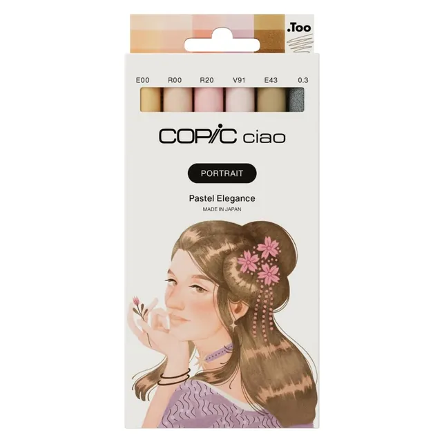 copic-ciao-portrait-set-pastel-elegance-5-pastellmarker-multiliner-0-3-warmgrau image 1