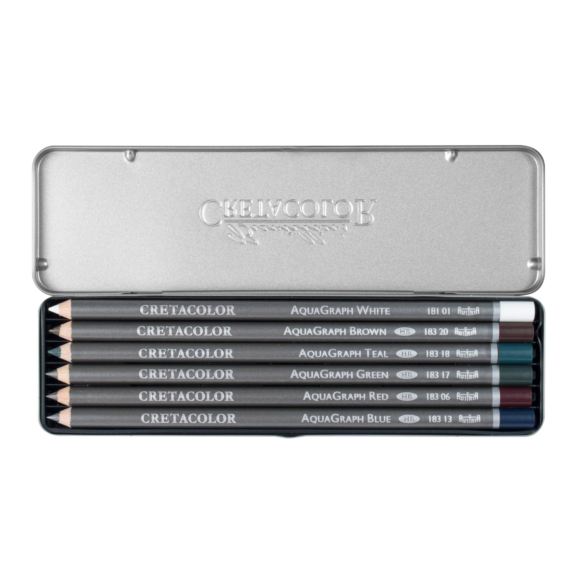 cretacolor-aquagraph-colors-pocket-set-aquarellierbares-farbstift-set image 2