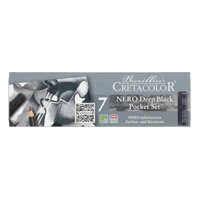 cretacolor-nero-pocket-set-tiefschwarzes-zeichenset image 1