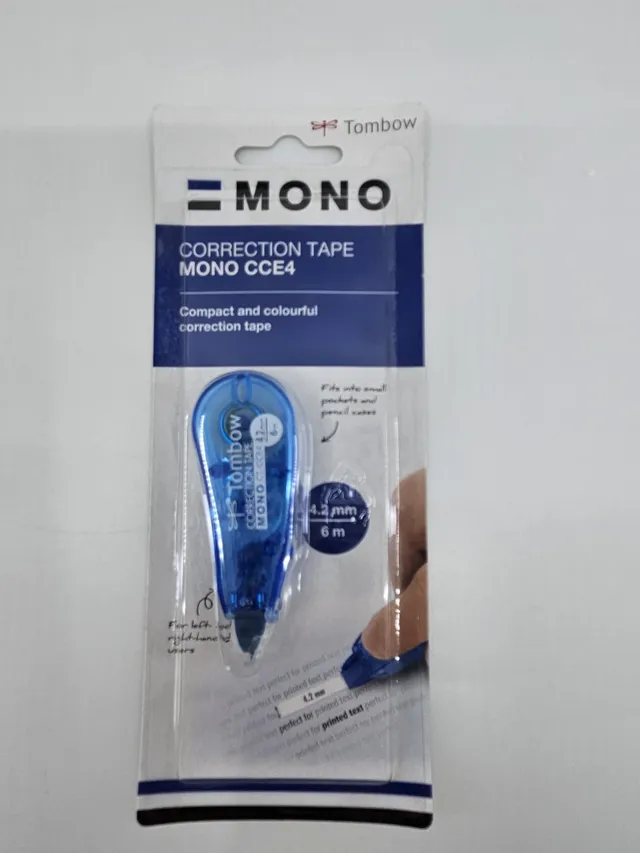 tombow-mono-cce4-mini-korrekturroller-4-2-mm-x-6-m-transparent-blau image 1