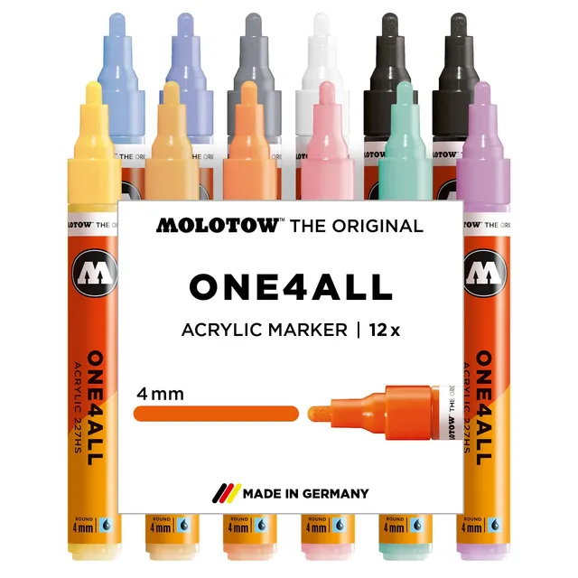 molotow-one4all-227hs-pastell-kit-12-st-ck-acryl-marker-4-0-mm image 1
