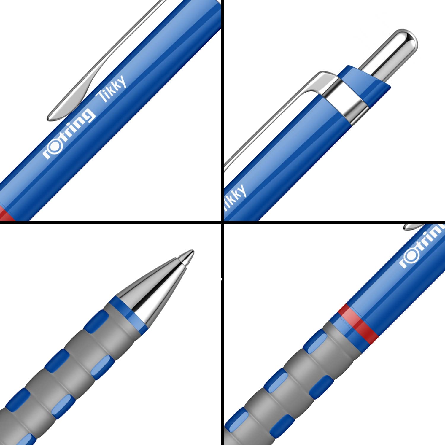 rotring-tikky-kugelschreiber-1-0-mm-blau-12-st-ck-blauer-schaft image 4