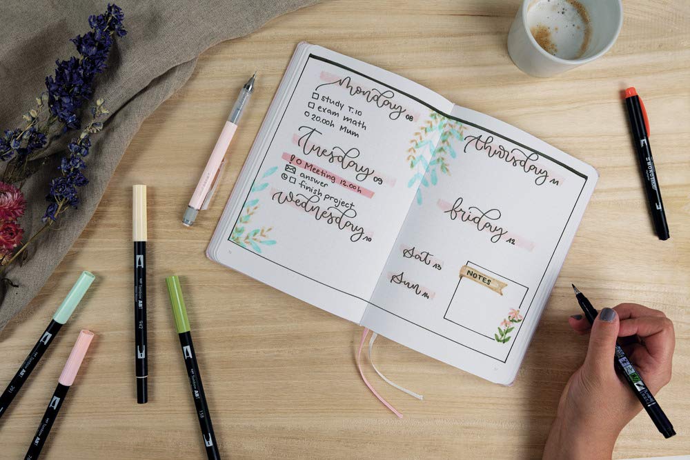 tombow-bujo-set1-creative-journaling-kit-pastell-mit-notizbuch image 3