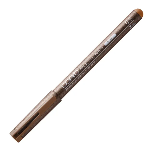 copic-multiliner-0-5-mm-braun-fineliner-mit-wasserbest-ndiger-pigmenttinte image 1