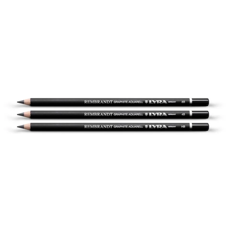 lyra-rembrandt-graphite-aquarell-wasservermalbarer-graphitstift image 1