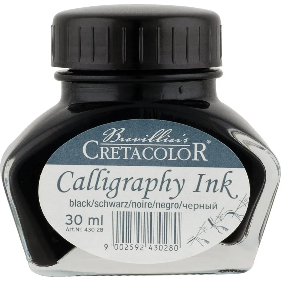 cretacolor-kalligraphie-tinte-schwarz image 1