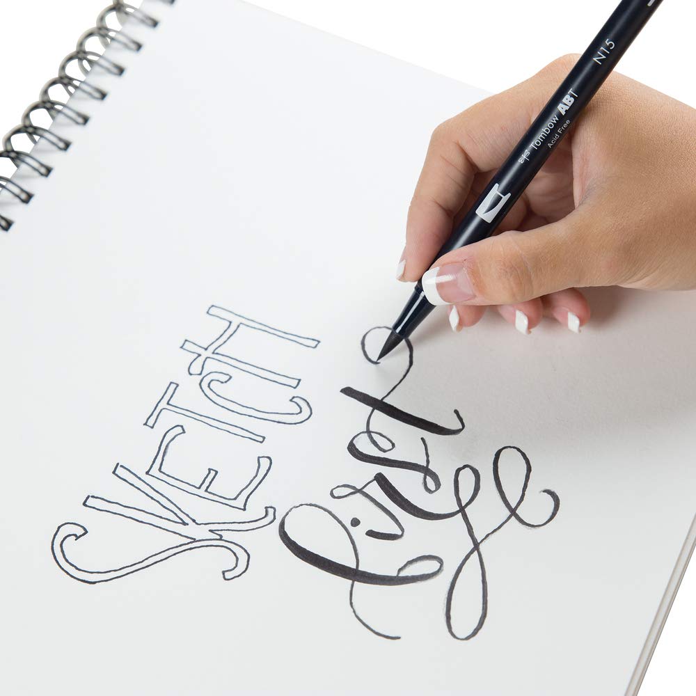 tombow-ls-adv-lettering-set-advanced-9-stifte-radierer-frau-h-lle-edition image 4