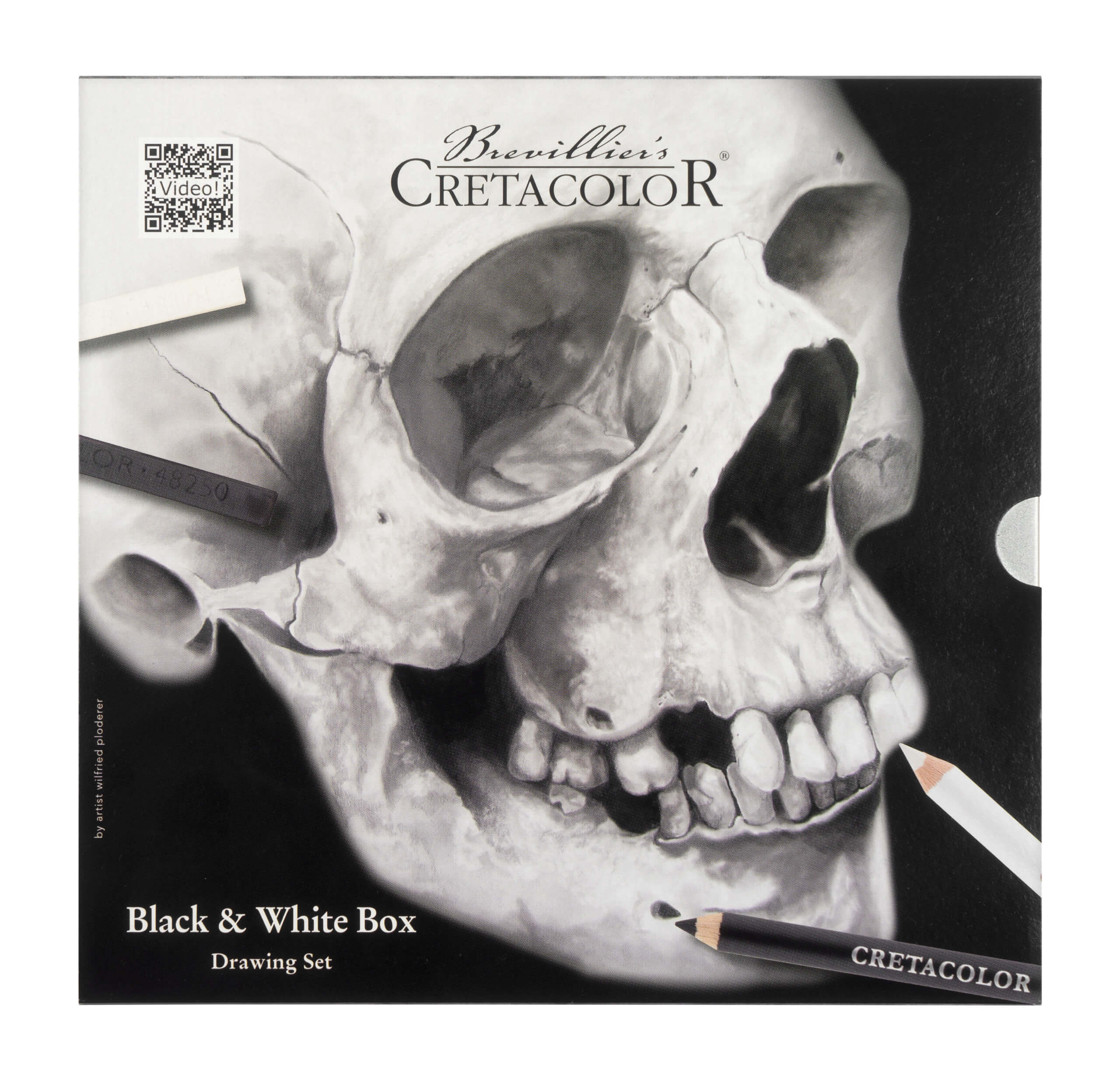 cretacolor-black-white-box-skull-nero-zeichenset image 1