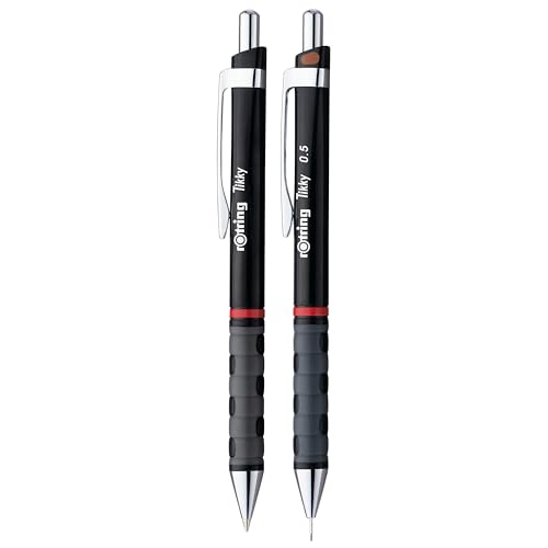 rotring-tikky-set-aus-feinminenstift-und-kugelschreiber-0-5-mm-hb-mine-schwarzer image 8