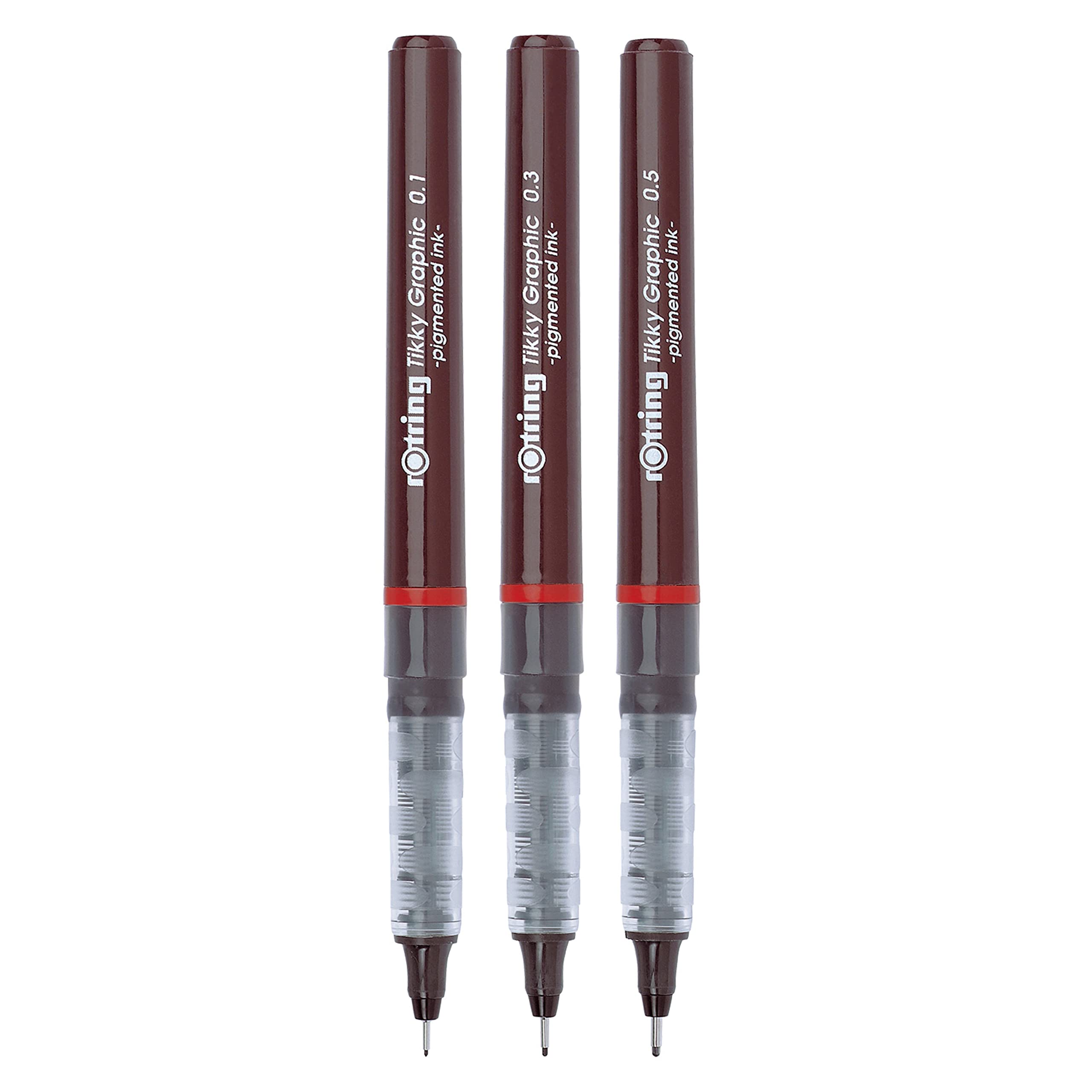 rotring-tikky-grafik-fineliner-stifteset-0-1-mm-0-3-mm-0-5-mm-3-st-ck-schwarz image 2