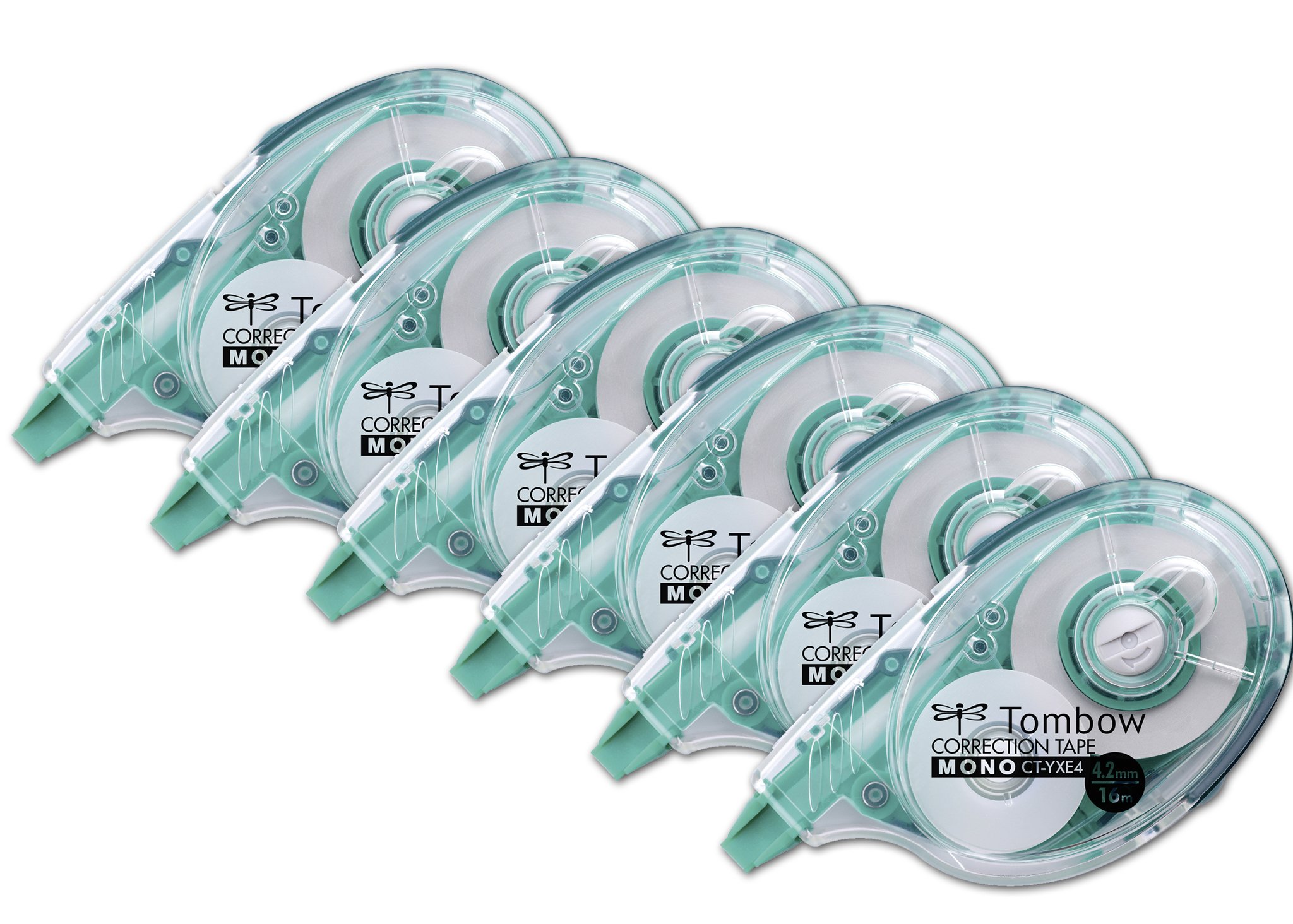 tombow-mono-ct-yxe4-korrekturroller-4-2-mm-x-16-m-officepack-6-st-ck image 1