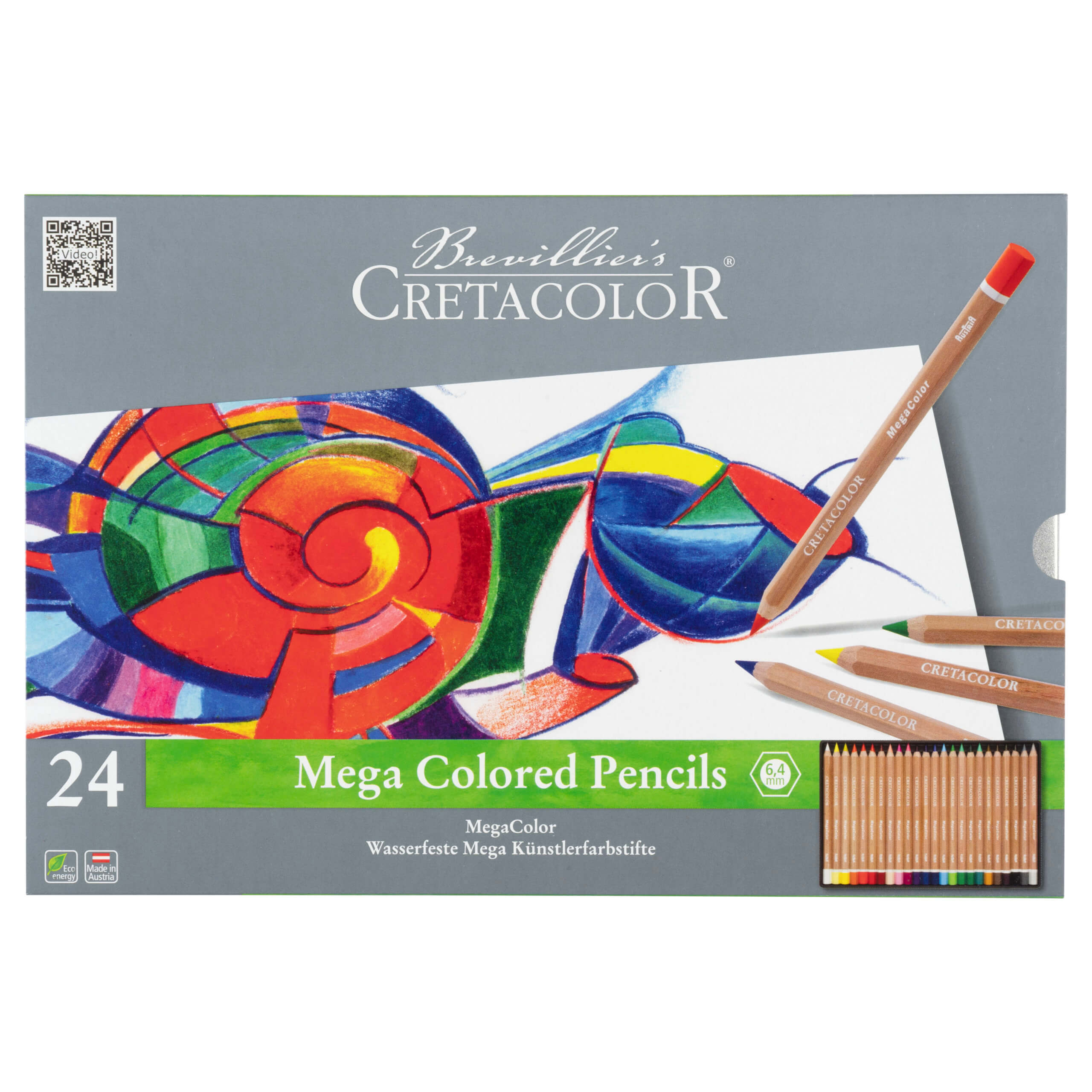 cretacolor-megacolor-farbstifte-24-farben image 1