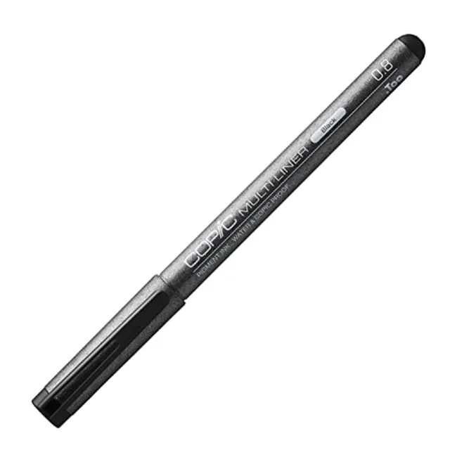 copic-multiliner-0-8-mm-black-fineliner-wasserfest image 1