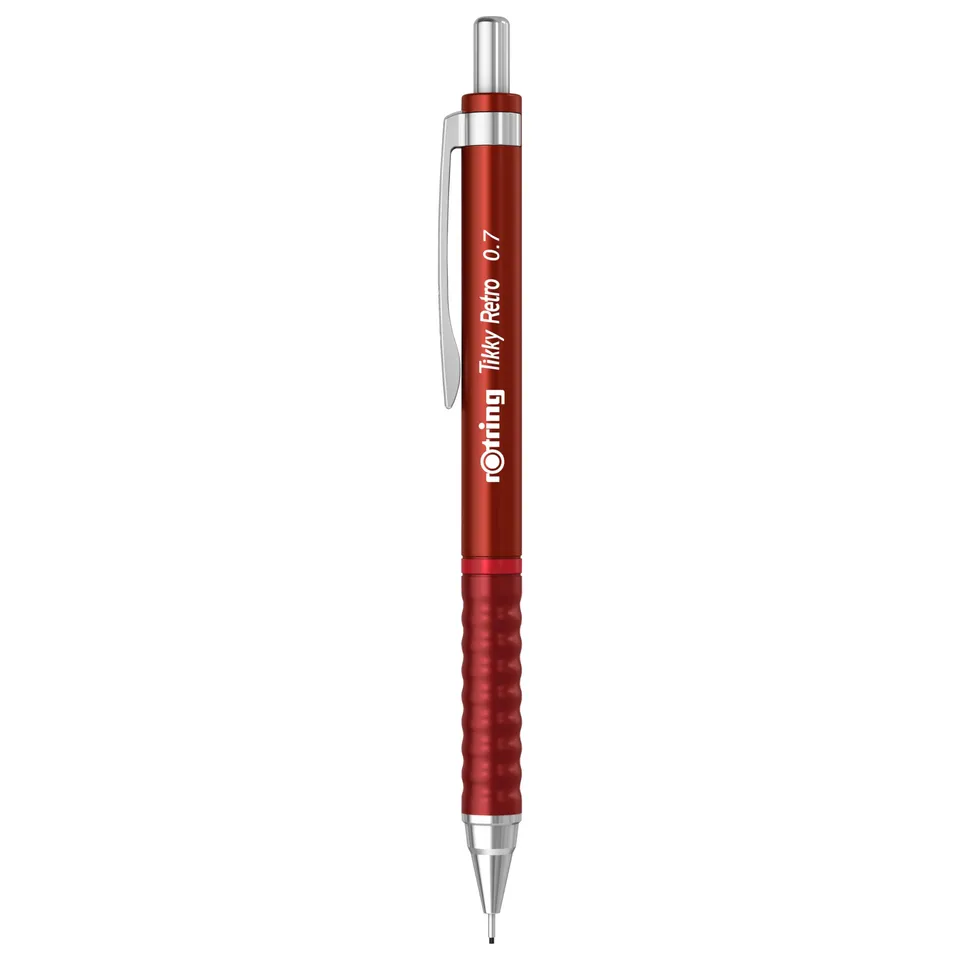 rotring-tikky-retro-druckbleistift-0-7-mm-2b-rot-12-st-ck image 1