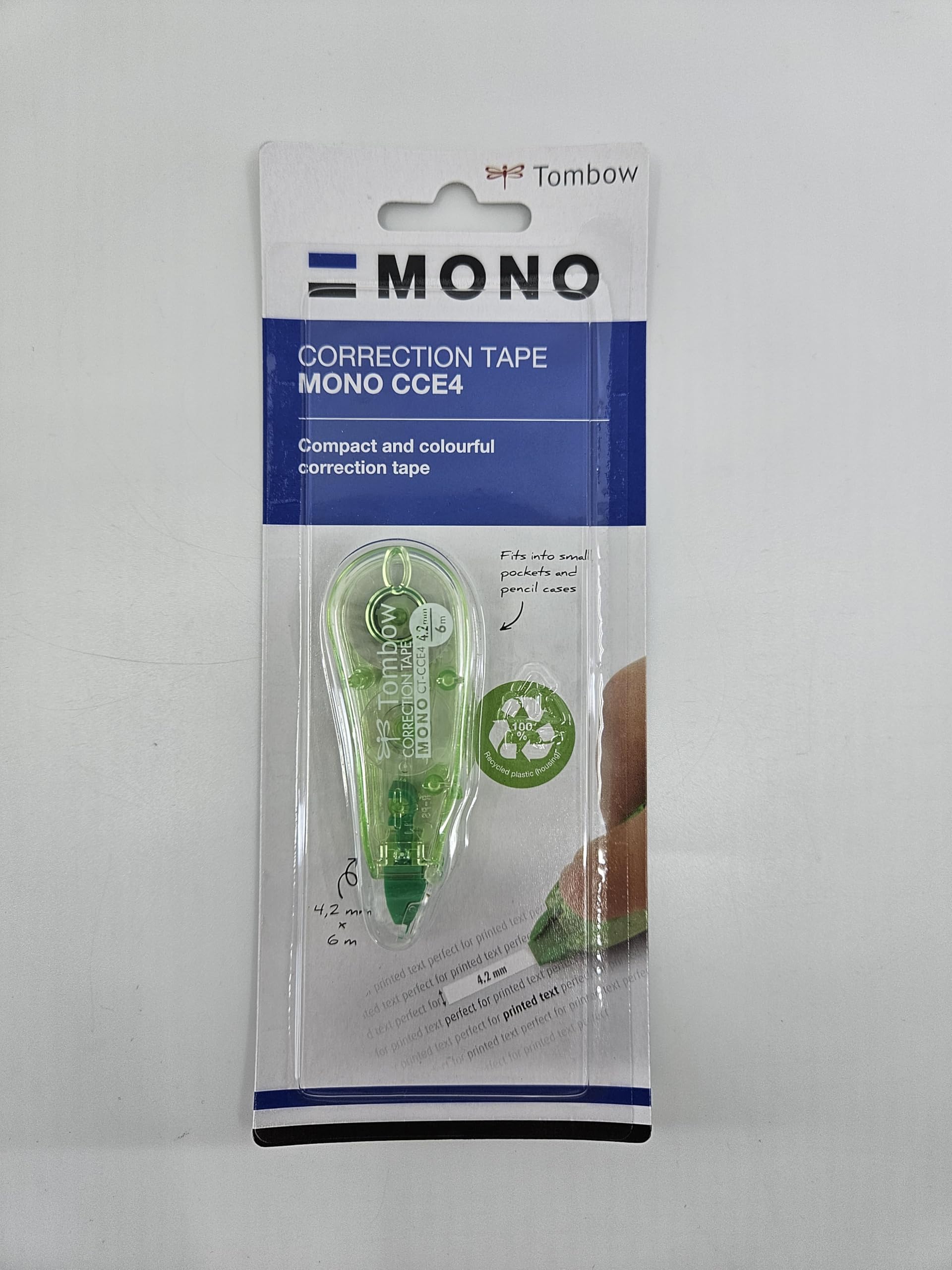 tombow-mono-mini-korrekturroller-ct-cce4-4-2-mm-x-6-m-gr-n image 1