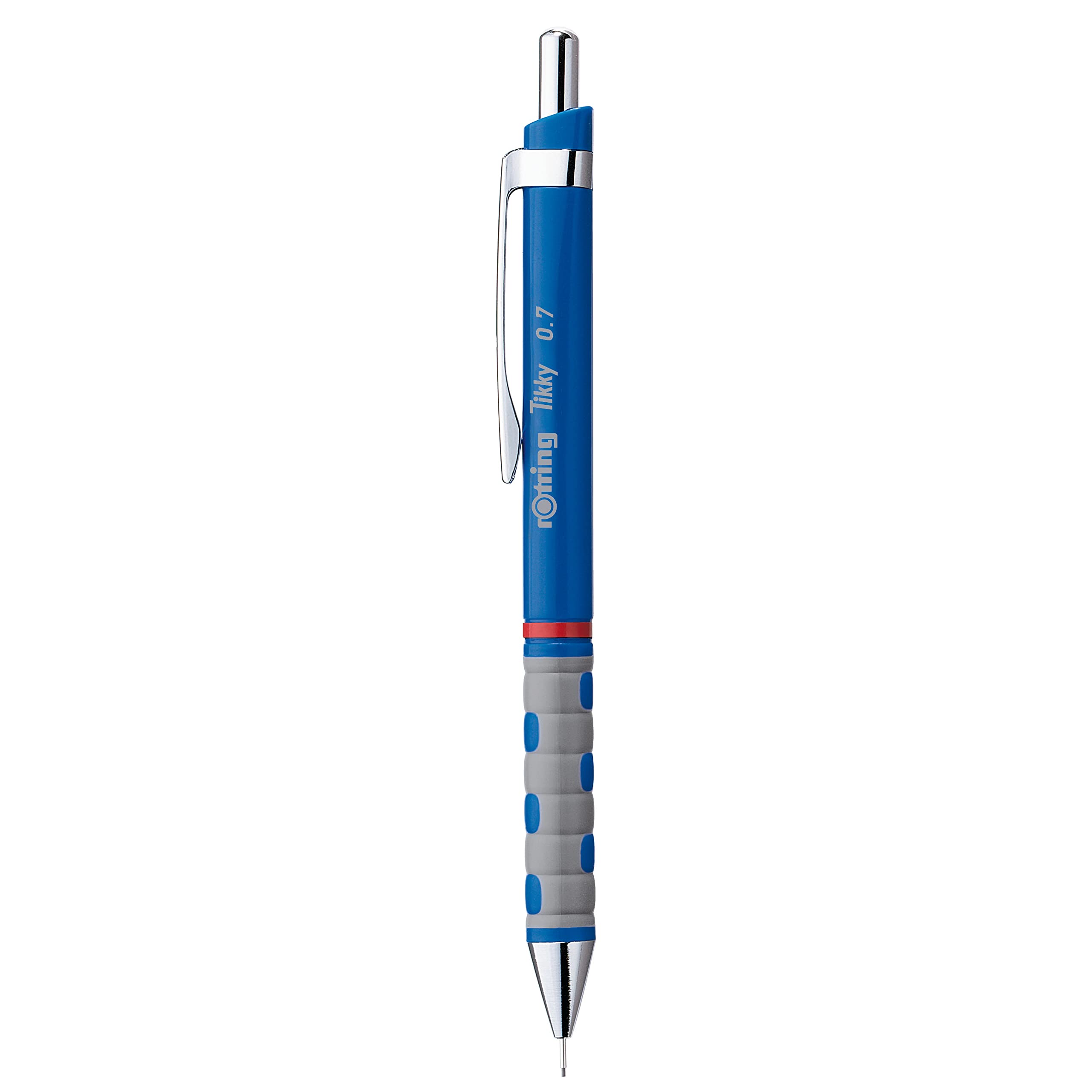 rotring-tikky-druckbleistift-0-7-mm-blau-12er-box-hb-mit-soft-touch-griff image 2