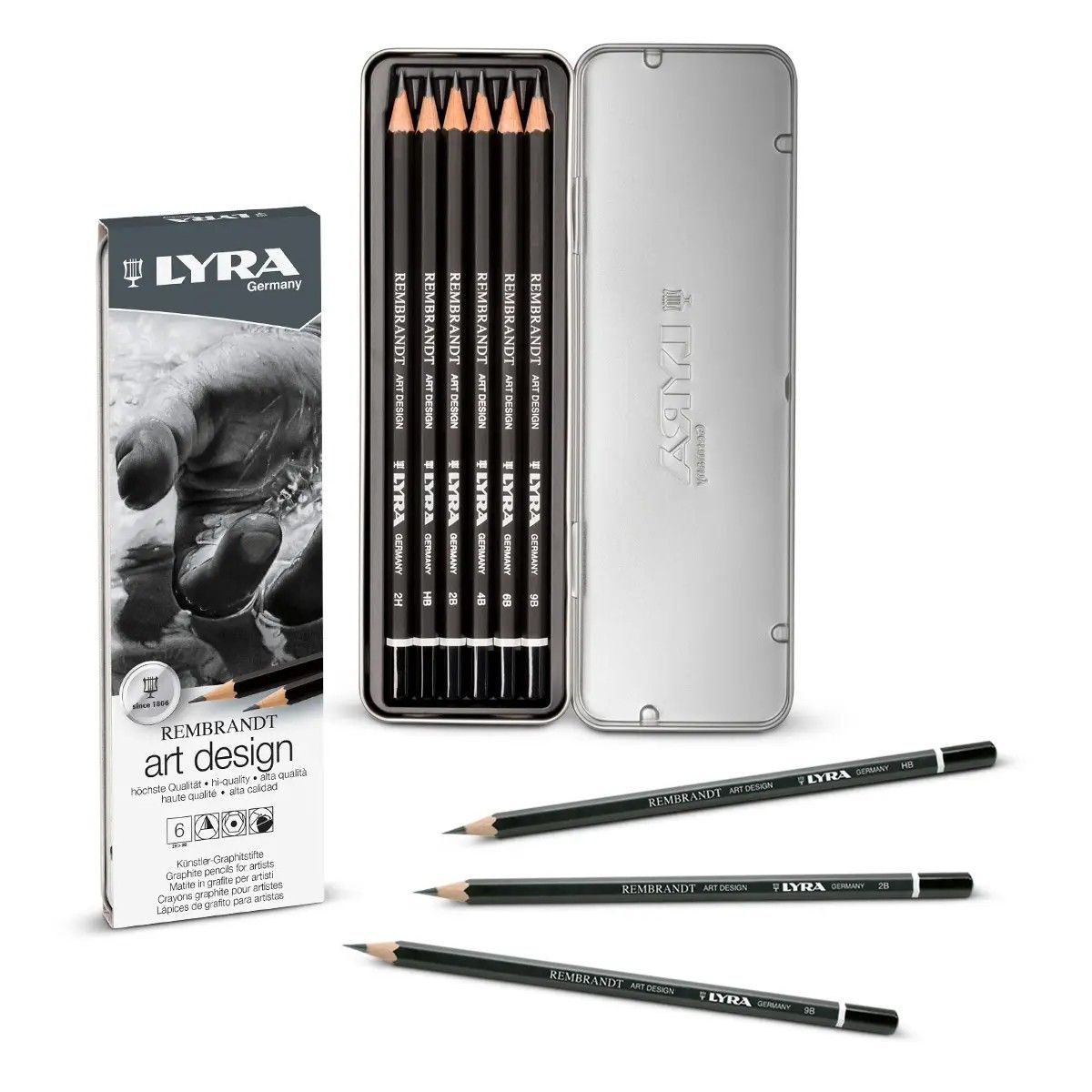 lyra-rembrandt-art-design-set-basic-bleistift-zeichenset image 1
