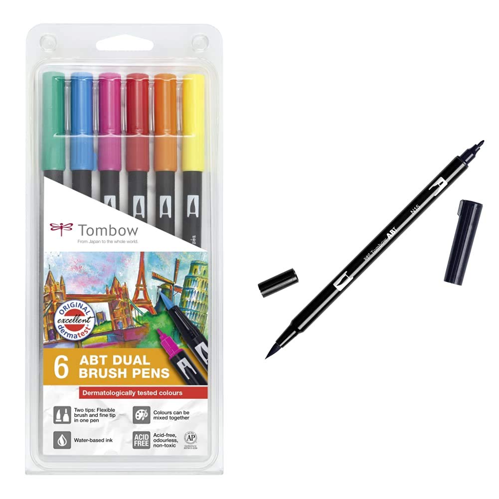 tombow-abt-6p-3-dual-brush-pen-6er-set-dermatologisch-getestet image 8