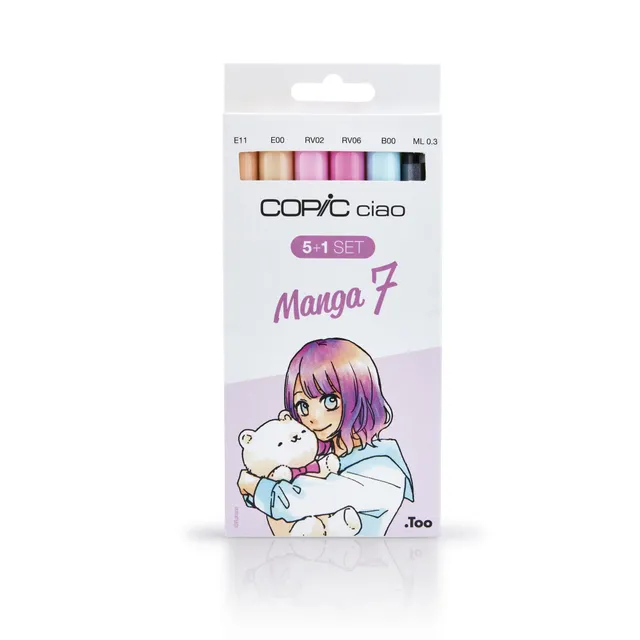 copic-ciao-5-1-set-manga-7-mit-multiliner-0-3-mm image 1