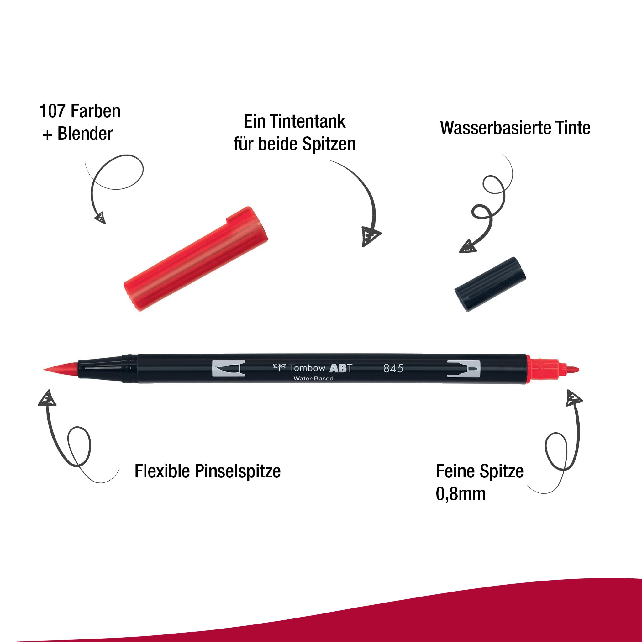 tombow-abt-dual-brush-pen-845-fasermaler-carmine image 2
