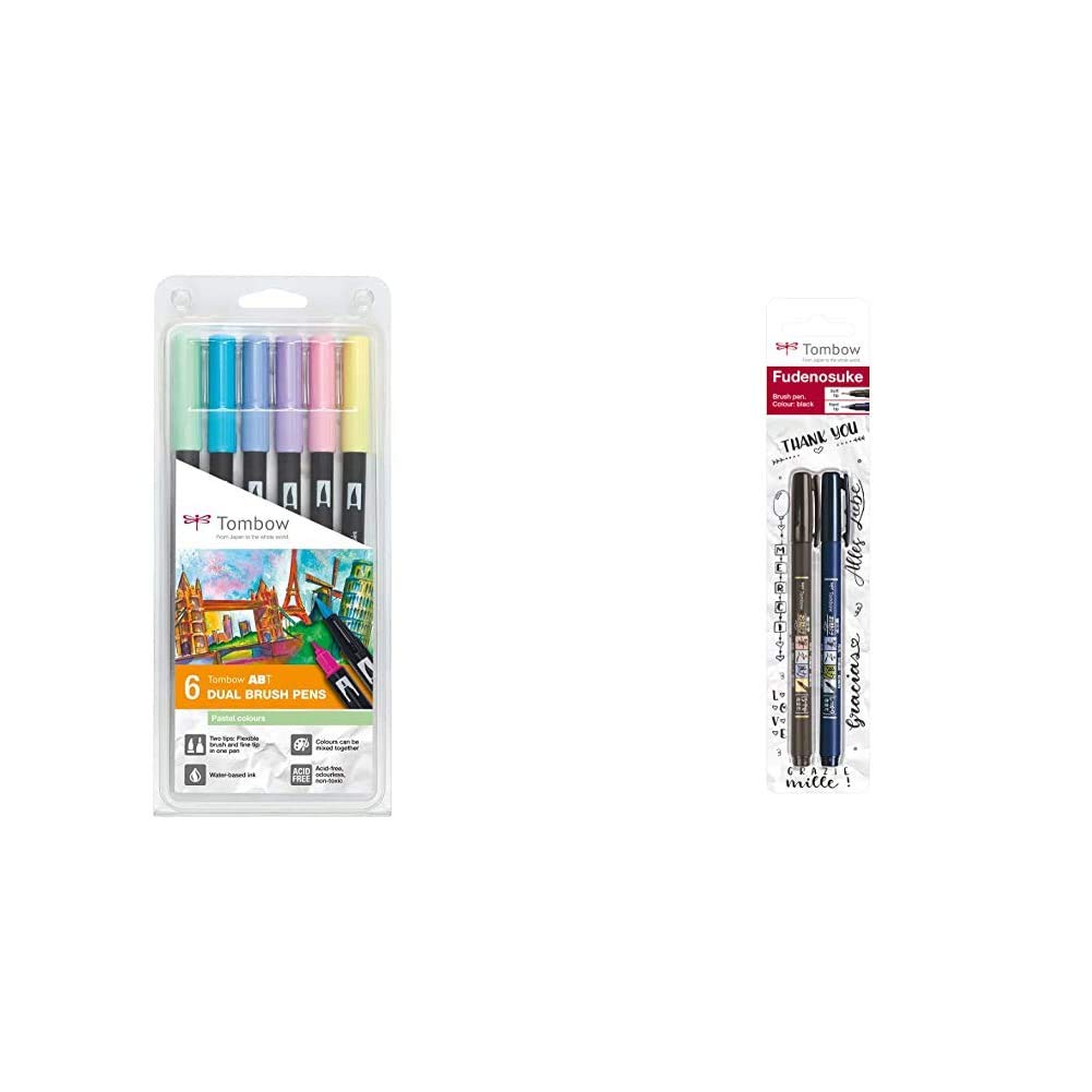 tombow-abt-dual-brush-pen-pastell-fasermaler-mit-2-spitzen-6er-pack image 6