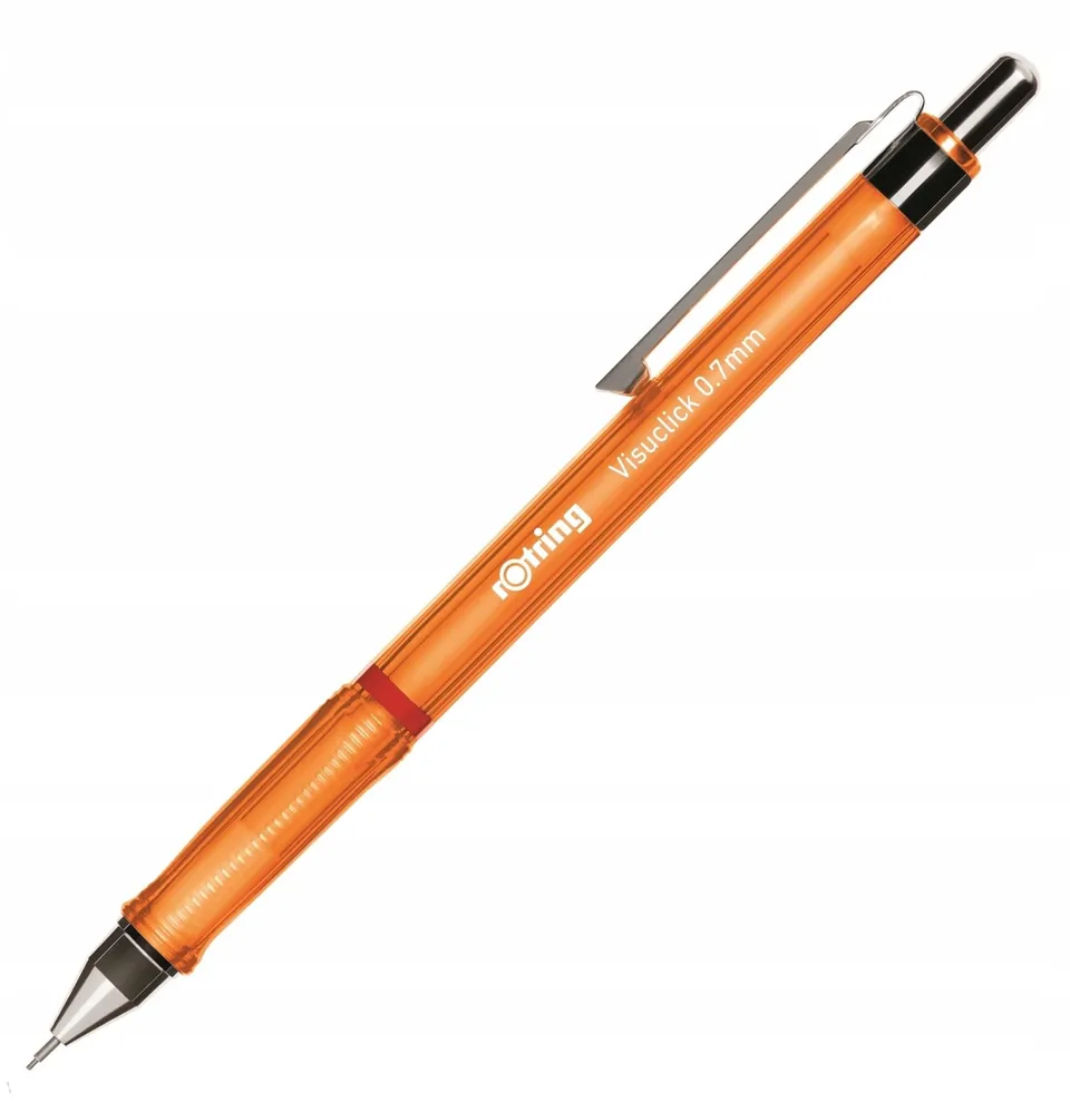 rotring-visuclick-druckbleistift-0-7-mm-2b-orange-12-st-ck-box image 1
