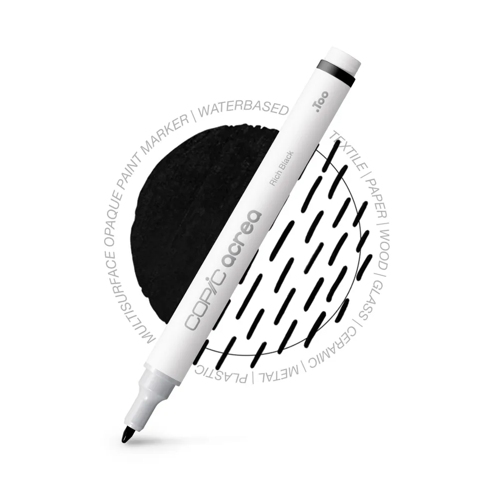 copic-acrea-002-rich-black-paint-marker-0-8-1-2-mm-deckender-pigmentmarker-auf-w image 1