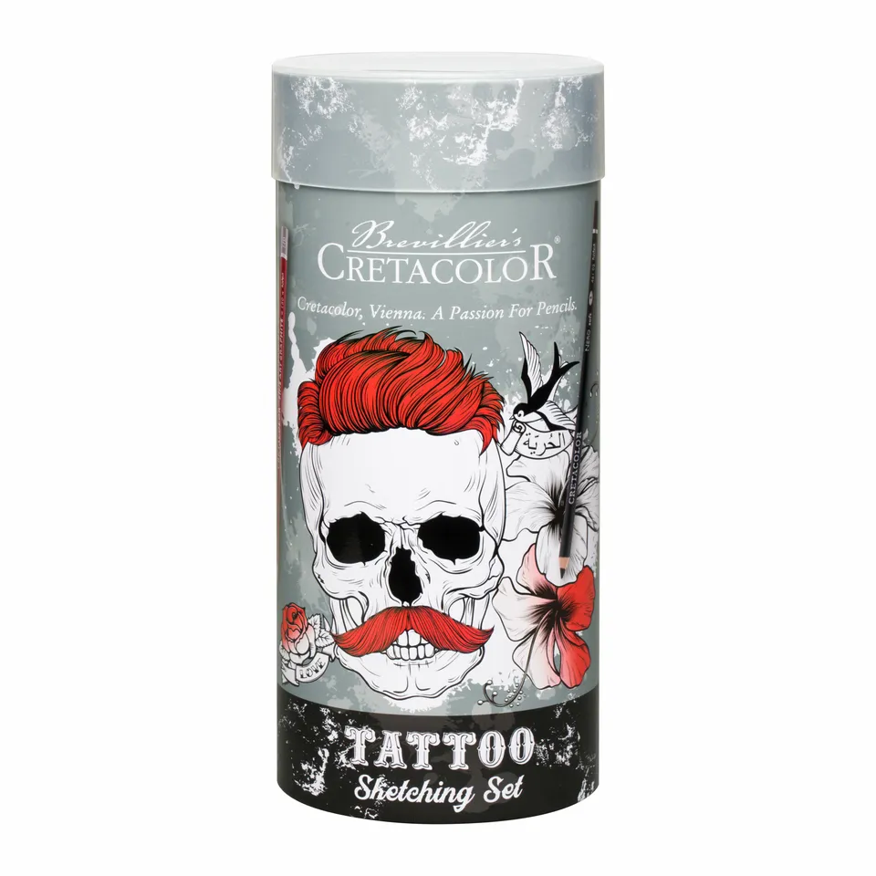 cretacolor-tattoo-sketching-set-monolith-skizzierset image 1