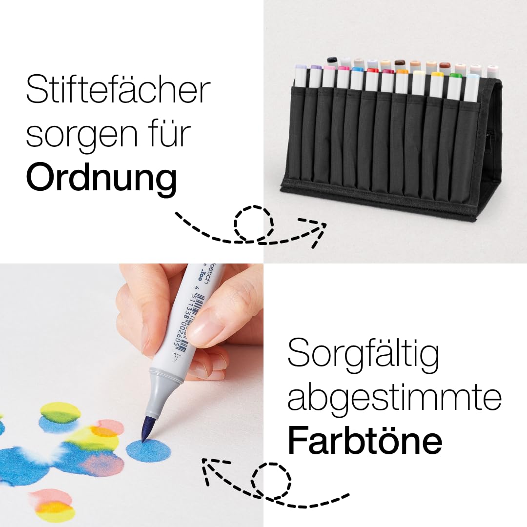 copic-sketch-starter-set-24er-wallet-twin-marker-brush-medium-broad image 4