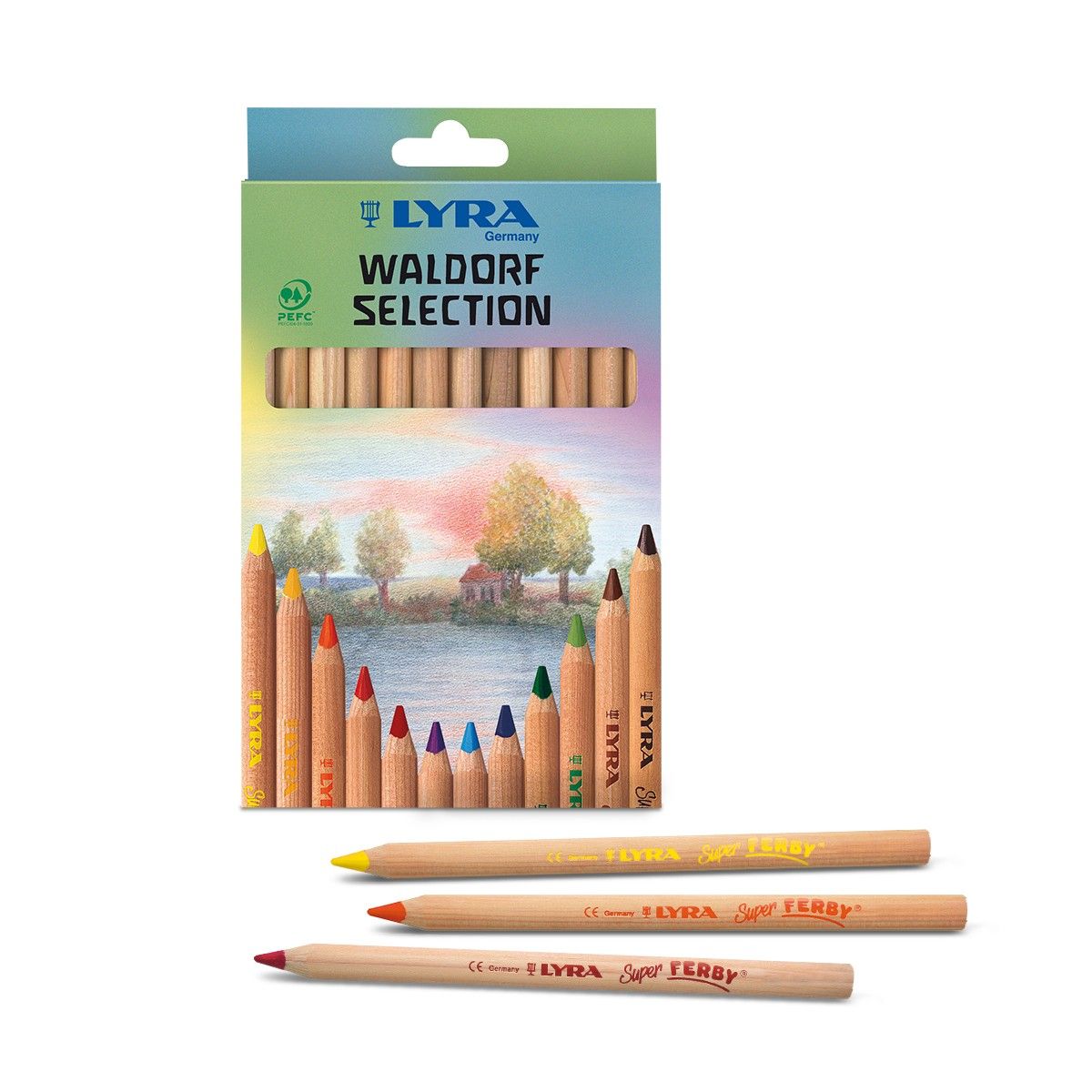 lyra-super-ferby-nature-waldorf-selection-natur-buntstifte image 1
