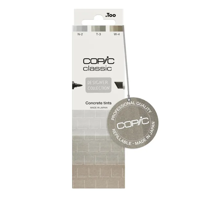 copic-classic-designer-collection-twin-marker-set-concrete-tints-3-graut-ne-n2-t image 1