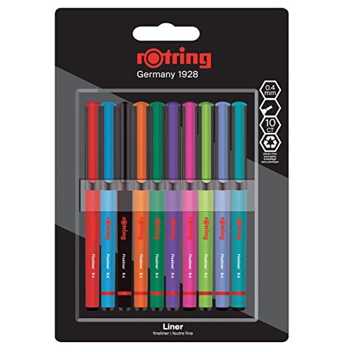 rotring-liner-fineliner-0-4-mm-diverse-farben-10-st-ck image 7