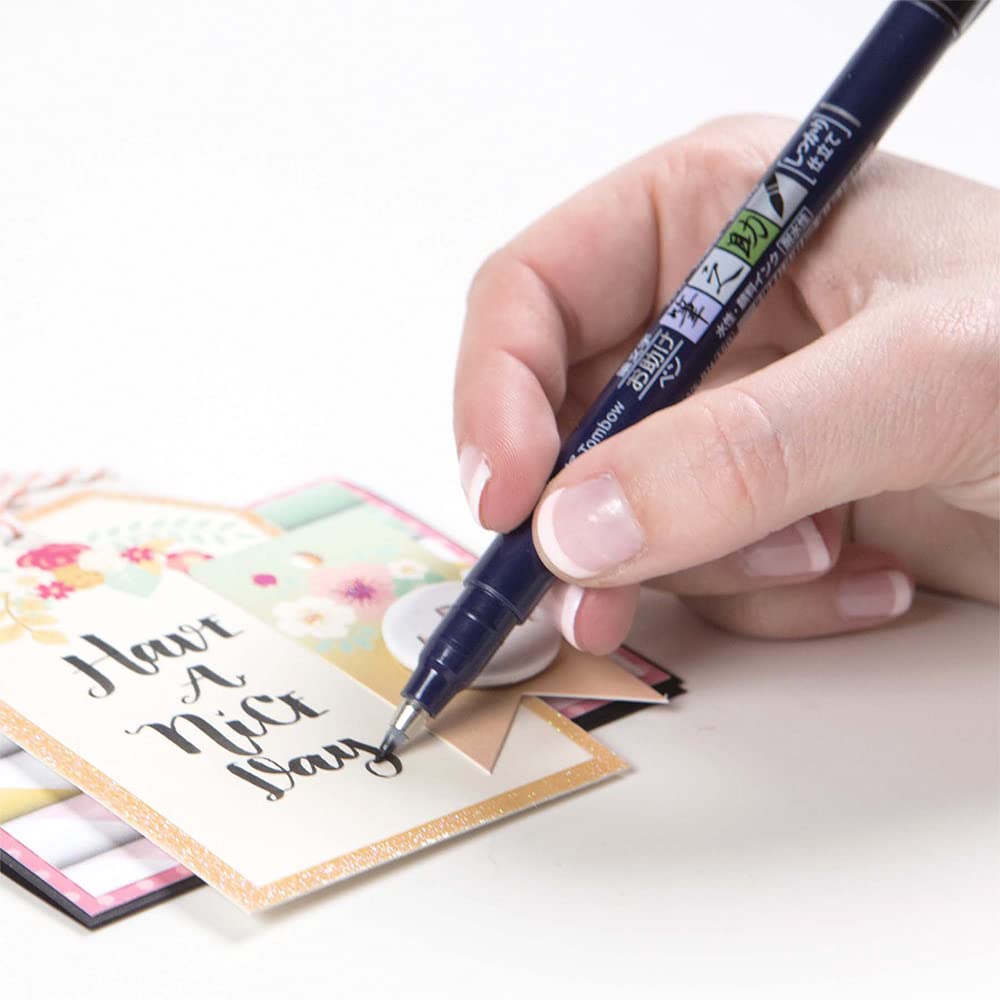 tombow-fudenosuke-brush-pen-ws-bh-schwarz-harte-pinselspitze image 3