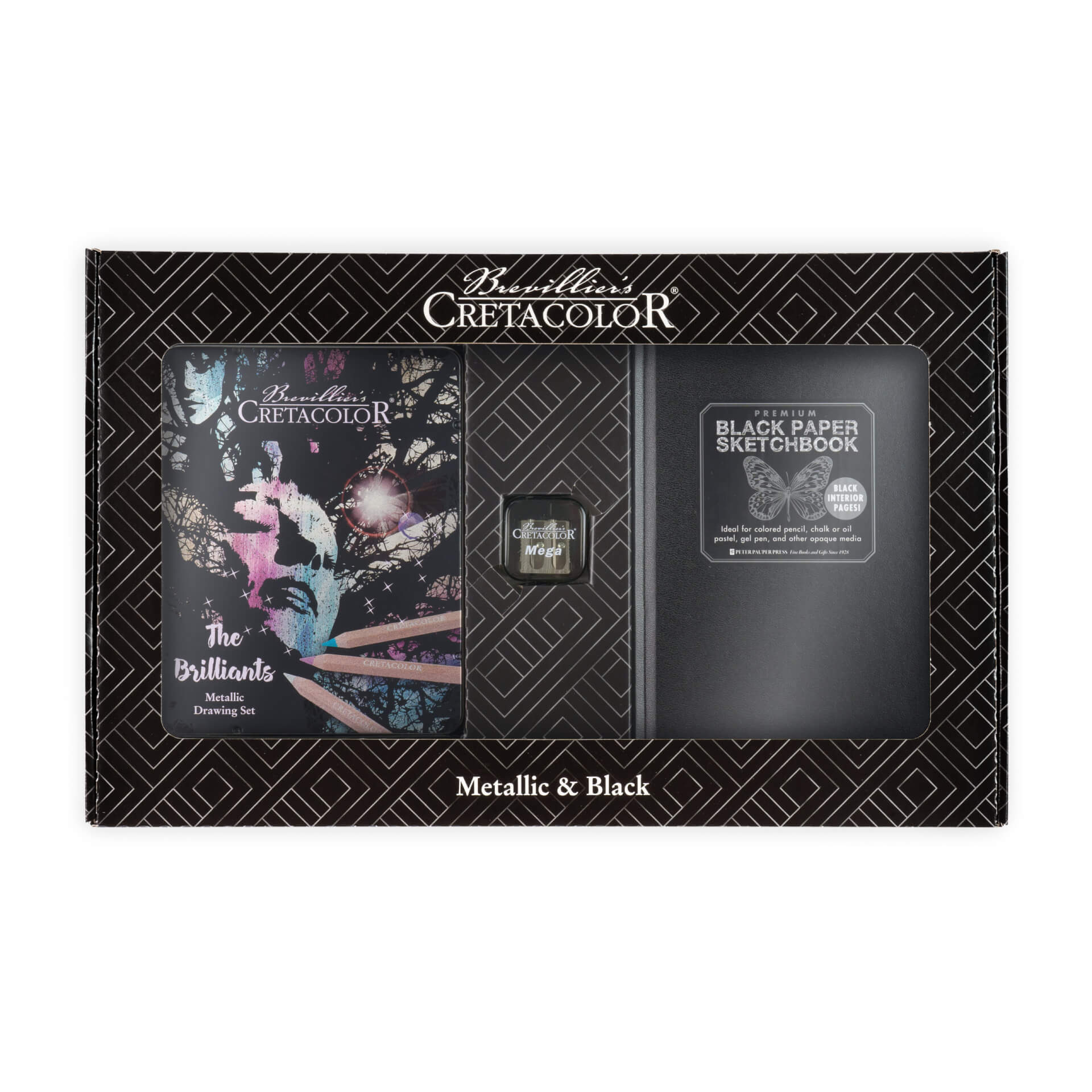 cretacolor-metallic-black-set-metallic-und-schwarz-zeichenset image 1