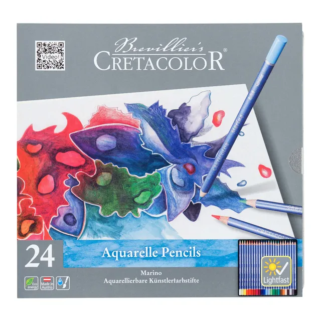 cretacolor-marino-24er-set-aquarellierbare-k-nstlerstifte image 1