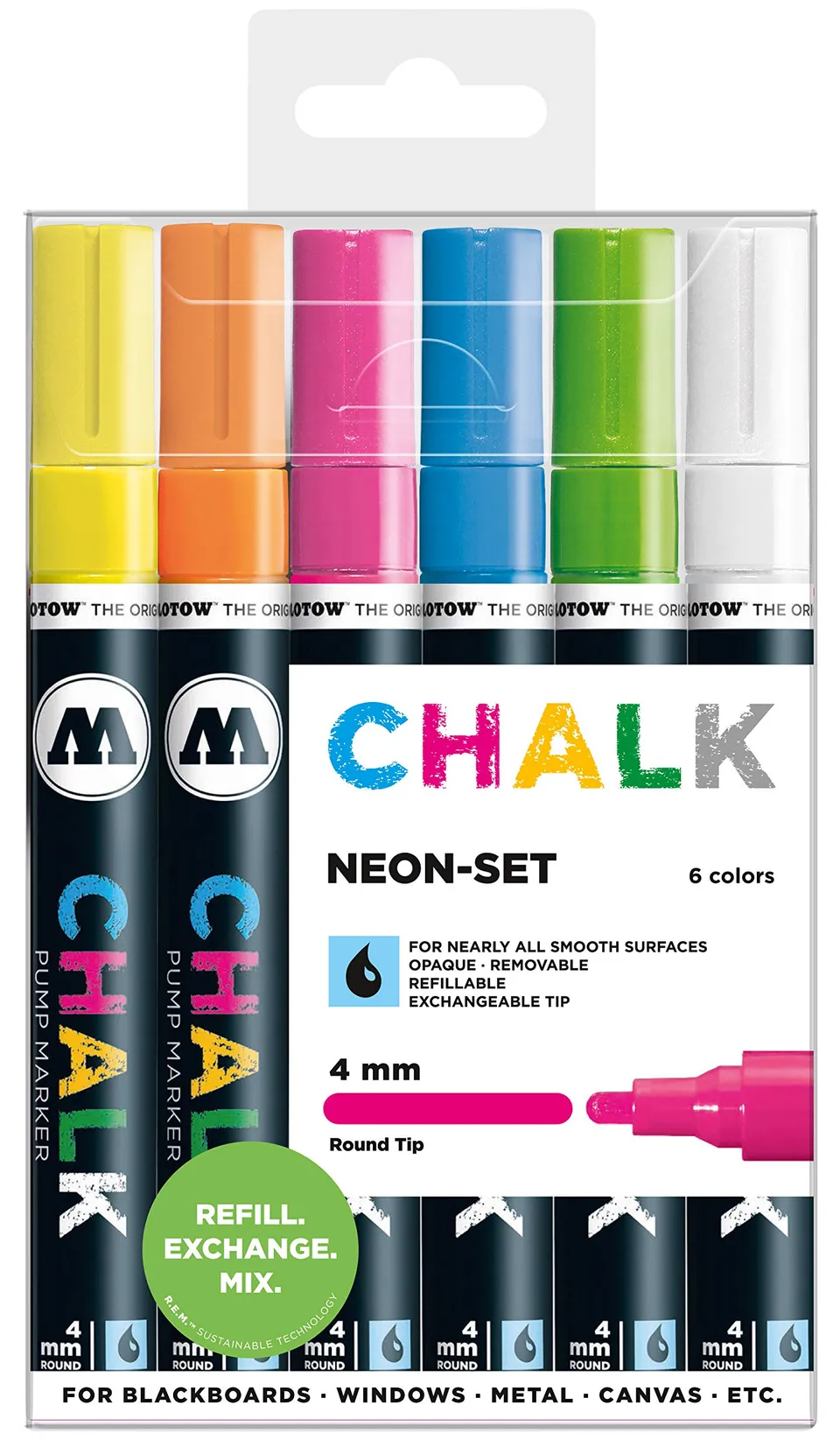 molotow-chalk-neon-kreidemarker-4-mm-6er-set-sortiert image 1