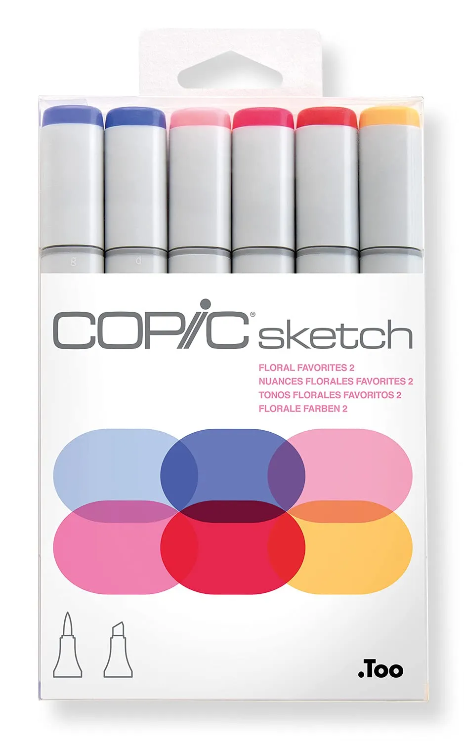 copic-sketch-set-floral-favorite-2-6-twin-marker-brush-medium-broad image 1